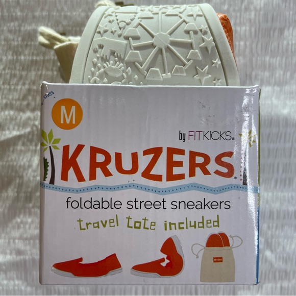 New KRUZERS by Fitkicks NIB foldable portable great for travel slip into flats M - Picture 7 of 12